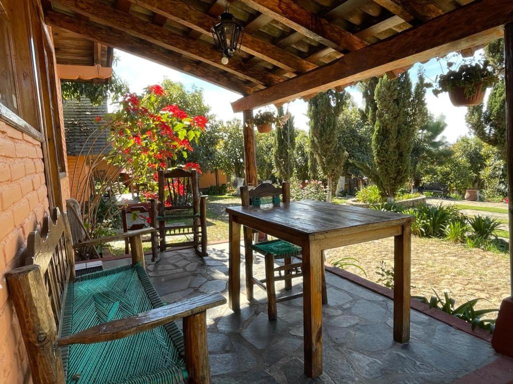 La Huerta Villa Mazamitla Bagian luar foto